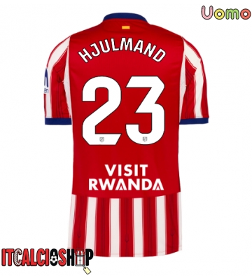 Atletico Madrid Morten Hjulmand #23 Prima Maglia 2026-27 Manica Corta